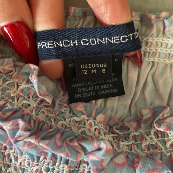 French Connection Smocked Cropped Tank - Picture 4 of 4